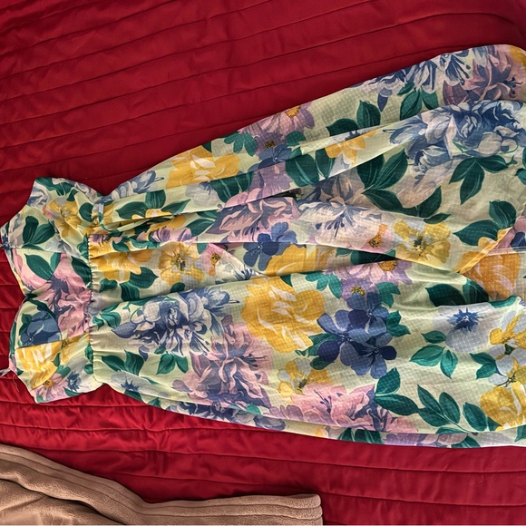 Lily Rose Mint Green Floral Dress XXL - Picture 2 of 8